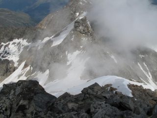 Un occhiata verso il colle di Forzo (alternativa per la discesa in traversata)