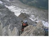 Gia' alti sullo sperone..