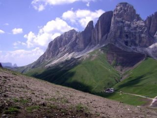 Sulla sinistra la nostra meta