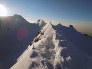 primo sole sui 4000 del rosa