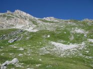 La cresta di salita