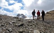 Al colletto tra la cima e l'anticima