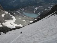 Mingo su tratto innevato