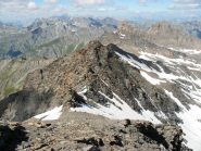 la cresta dall'Aiguillette al Brusalana