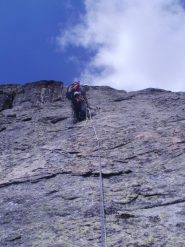 Chicco on the rock..