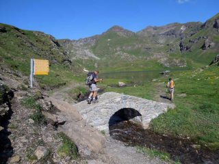 arrivo al lago battaglia