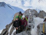in vetta alla Dufour