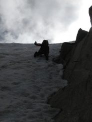 Io sul tiro del seracco