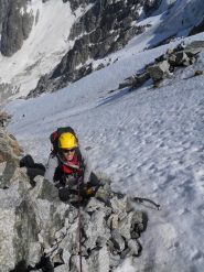 Verso il seracco di uscita