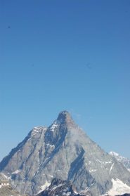 Il Cervino vigila...