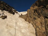 Marco quasi fuori da canalino (sono le 06:15)