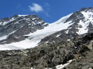 Condizioni  del pendio di accesso al colle