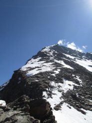 la parte alta della cresta