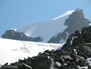 Condizioni del versante ovest, sembra impossibile salire per la parete!