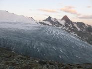 Ghiacciaio all'alba