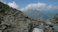 al colle della Vecchia con vista sul versante valdostano