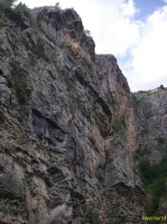 parete dx Gorges de la Biaysse settore Hirondelles - by S.T.