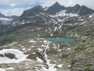 Dalla morena, sguardo al rifugio