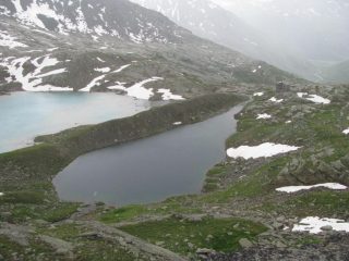 Arrivo al rifugio sotto la pioggia