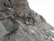 primo tratto di corde fisse