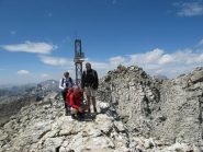 Alla croce della vetta minore