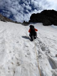 scendendo dal Col Jean Martin