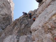 l'ultimo tratto di ferrata