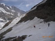 ultimo nevaio sotto il col bassac dère