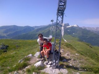Io e Andrea in cima