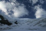 domenica mattina...la salita dal piano del ghiacciaio