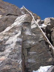 tratto attrezzato per il balmenhorn