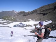 inizia  il tratto  innevato....