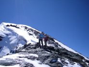 in discesa verso il colle...