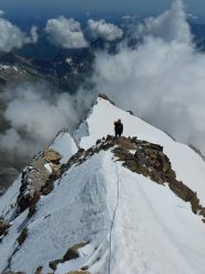 Sulla cresta della Vincent...molto panoramica!