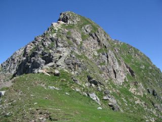 La cresta di salita alla Parej del magnin dal Colle del Prà