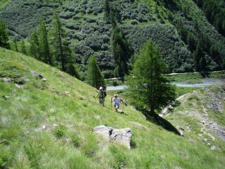 le donne  lievemente in ritardo ma brave...