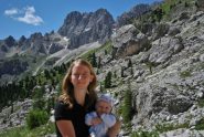 Salendo al rifugio Preuss