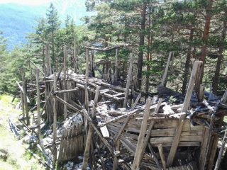 Ex-arrivo teleferica delle cave di gesso