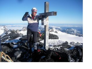 In cima alla vetta piu' alta della Val Glarona negli Uri..che bella senzazione..