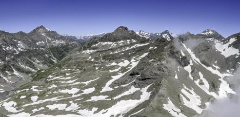 Panorama dalla vetta verso la Bessanese