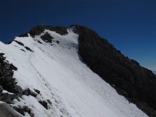 Ultimo traverso prima della cima