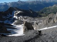 La traccia verso il colle