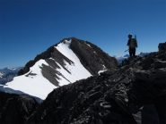 La cima vista dall'antecima