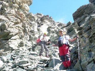 scendendo dal Granero