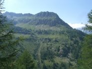 Alpe Rive dal lato opposto , evidente il prato che permette di accorciare l'itinerario