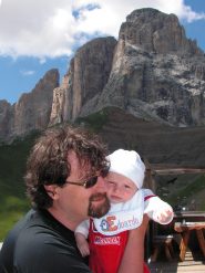 Al rifugio Friedrich August con papà