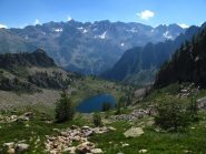 Lago d'Aver sottano visto salendo al soprano