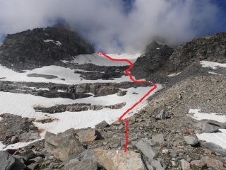 02 - salita su ghiacciaio, parte iniziale