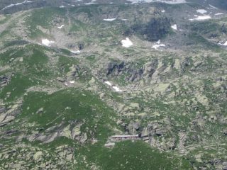 rifugio Daviso visto dal Ferreri