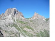 L' Aig. Large..e la L'Aig. Pierre Andre' viste risalendo il Vallon de Mary